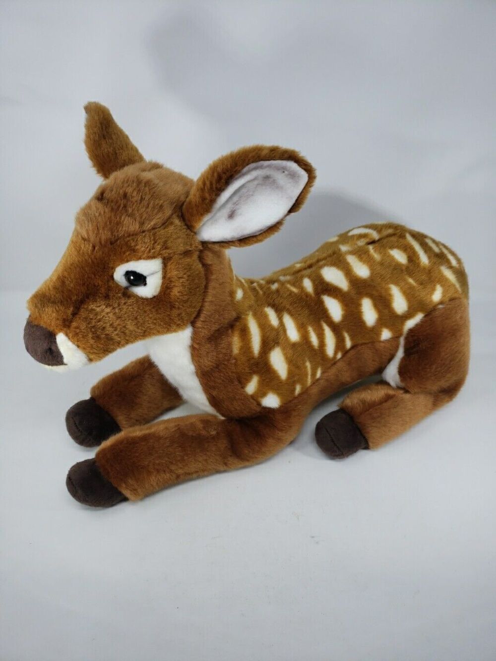 FAO Schwarz Fawn Deer Plush 18" Excellent Condition 2017 Soft Stuffed Animal